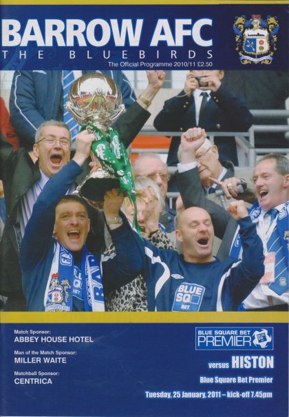 Barrow v Histon 25-Jan-2011