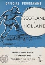 Scotland v Holland 11-May-1966