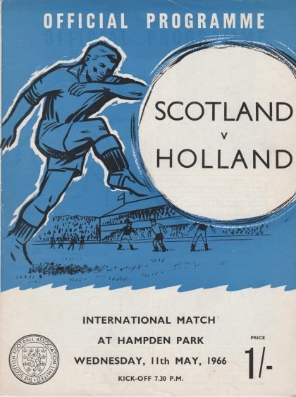 Scotland v Holland 11-May-1966
