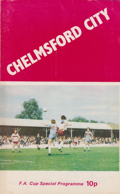 Chelmsford City v Ipswich Town  13-Jan-1973