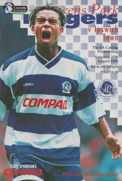 Queens Park Rangers v Ipswich Town 27-Aug-1994