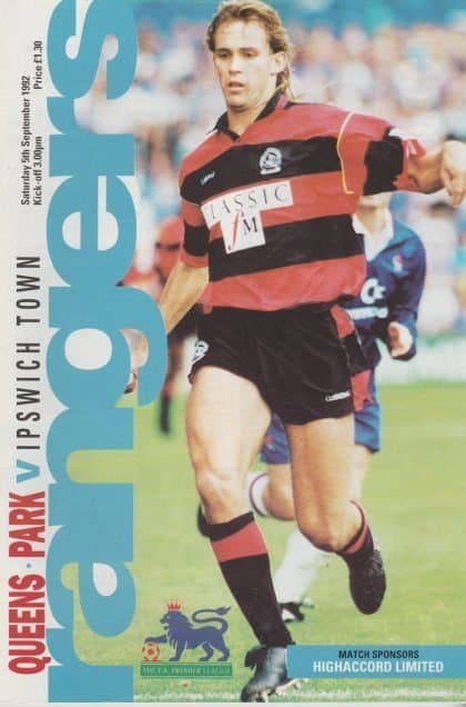 Queens Park Rangers v Ipswich Town  05-Sep-1992