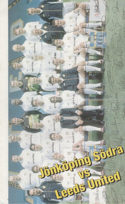 Jönköping Södra v Leeds United 24-Jul-2000