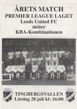 Kungsbacka IF v Leeds United 28-Jul-2001