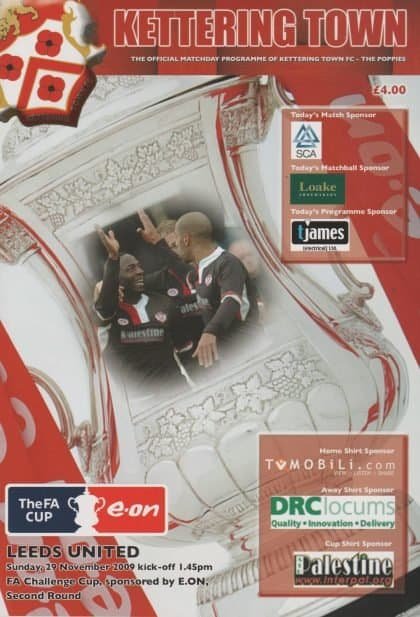 Kettering Town v Leeds United 29-Nov-2009