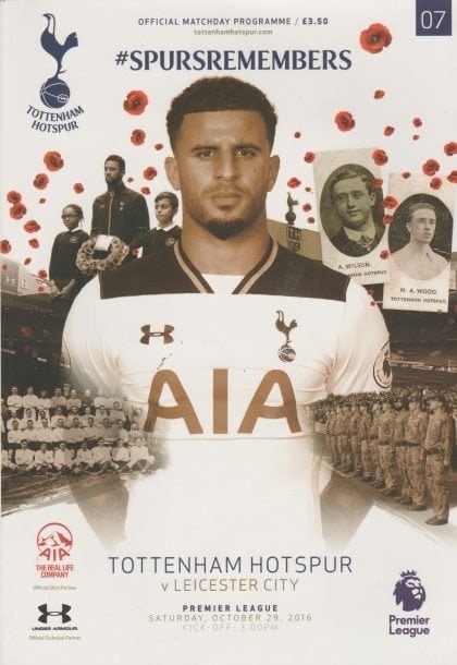 Tottenham Hotspur v Leicester City  29-Oct-2016