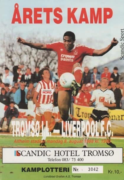 Tromso IL v Liverpool   08-Aug-1988