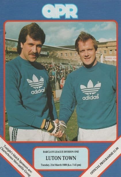 Queens Park Rangers v Luton Town 21-Mar-1989