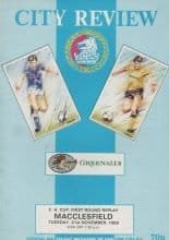Chester City v Macclesfield Town 21-Nov-1989