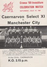 Caenarvon Select XI v Manchester City 19-Jul-1969