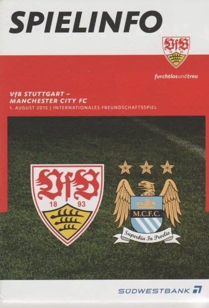 VFB Stuttgart v Manchester City  01-Aug-2015