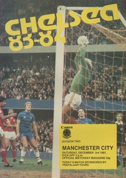 Chelsea v Manchester City 03-Dec-1983