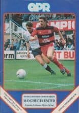 Queens Park Rangers v Manchester United 11-Jan-1989