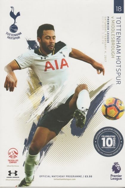 Tottenham Hotspur v Middlesbrough 04-Feb-2017