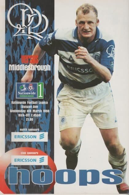 Queens Park Rangers v Middlesbrough  04-Mar-1998