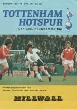 Tottenham Hotspur v Millwall 27-Mar-1978