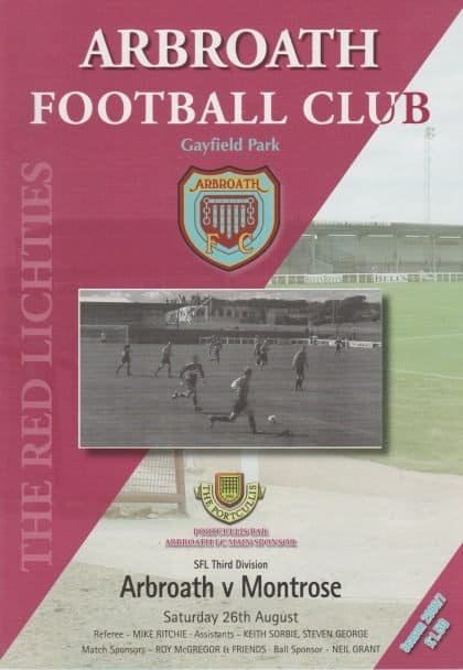 Arbroath v Montrose  26-Aug-2006