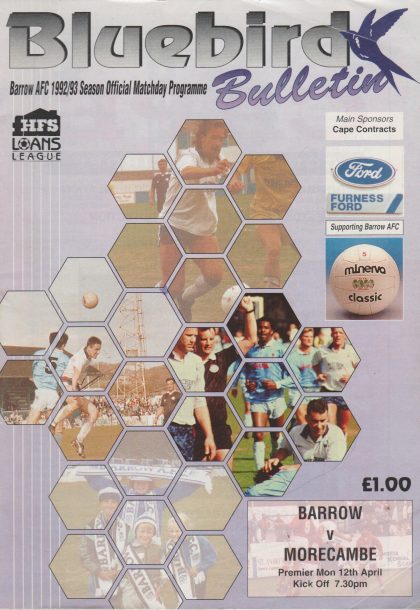 Barrow v Morecambe 12-Apr-1993