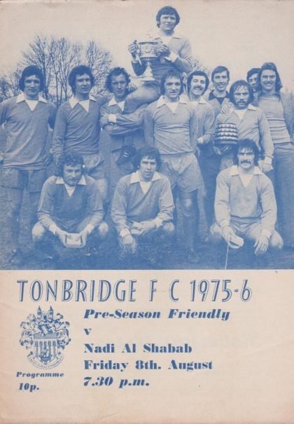Tonbridge v Nadi Al Shabab  08-Aug-1975