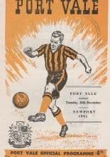 Port Vale v Newport County 26-Dec-1961