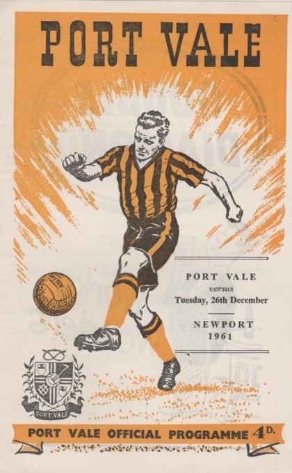 Port Vale v Newport County 26-Dec-1961