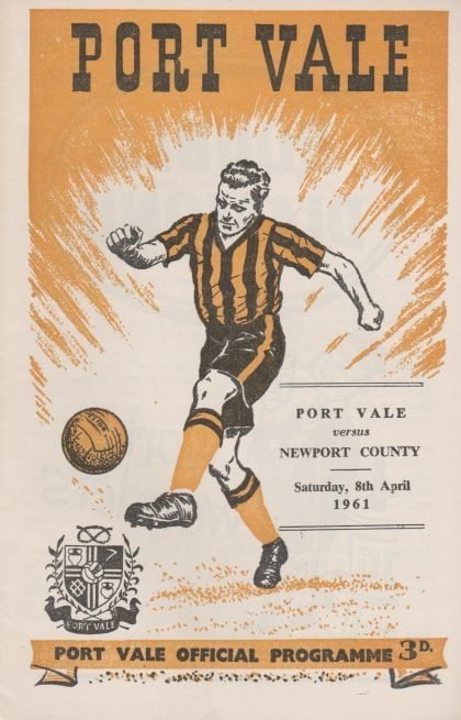 Port Vale v Newport County 08-Apr-1961