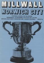 Millwall v Norwich City 19-Dec-1973