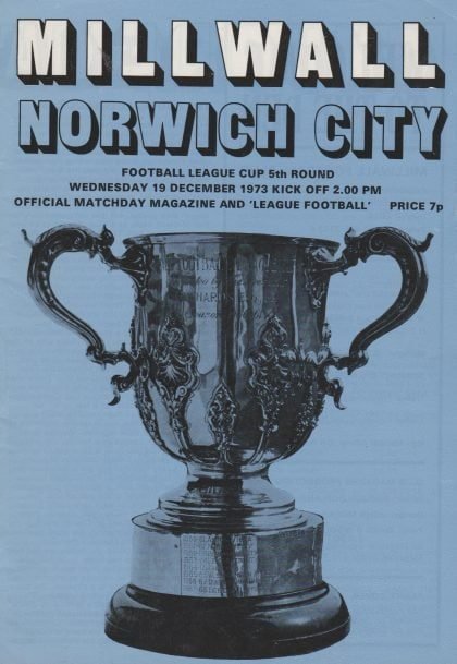 Millwall v Norwich City 19-Dec-1973