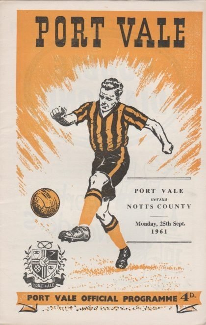 Port Vale v Notts County 25-Sep-1961