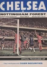 Chelsea v Nottingham Forest   07-Apr-1979