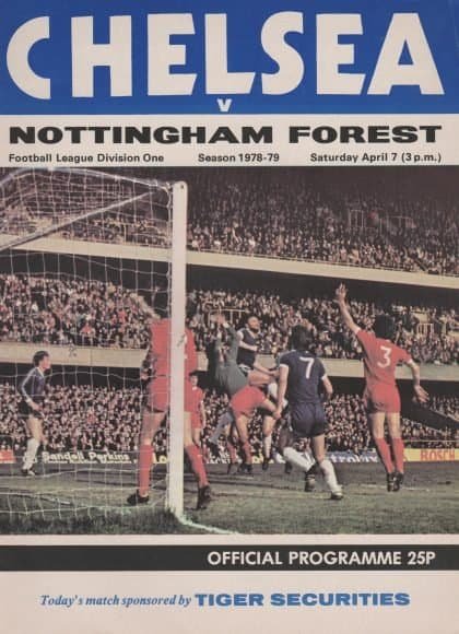 Chelsea v Nottingham Forest   07-Apr-1979