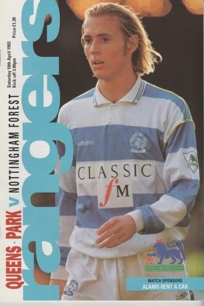 Queens Park Rangers v Nottingham Forest  10-Apr-1993