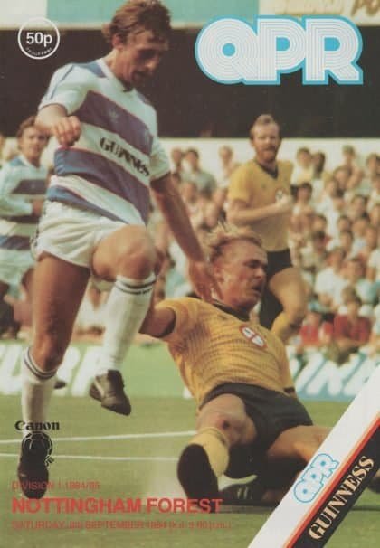Queens Park Rangers v Nottingham Forest 08-Sep-1984