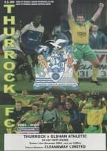 Thurrock v Oldham Athletic   14-Nov-2004