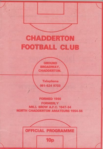 Chadderton v Oldham Athletic   06-Aug-1985