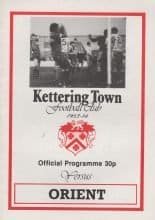 Kettering Town v Leyton Orient 10-Dec-1983