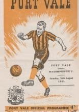 Port Vale v Peterborough United 26-Aug-1961