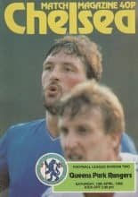 Chelsea v Queens Park Rangers 10-Apr-1982