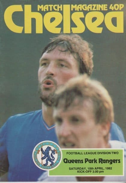 Chelsea v Queens Park Rangers 10-Apr-1982
