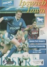 Ipswich Town v Queens Park Rangers 11-Apr-1995