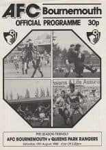 AFC Bournemouth v Queens Park Rangers  13-Aug-1988
