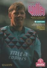 Aston Villa v Queens Park Rangers 14-Mar-1992