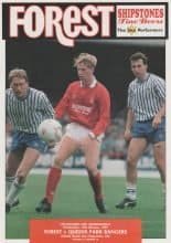 Nottingham Forest v Queens Park Rangers 18-Jan-1989