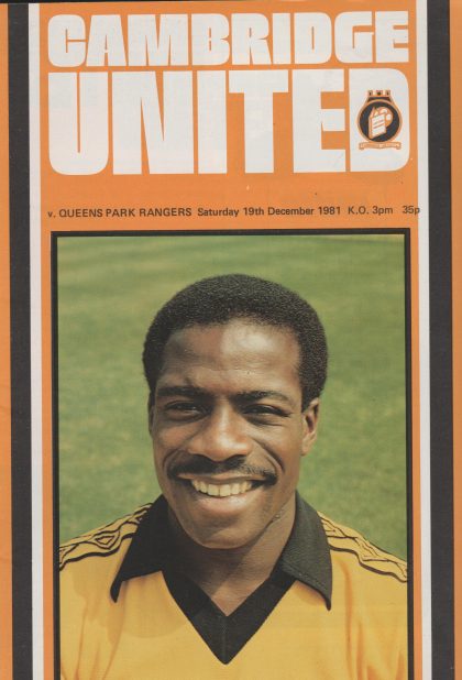 Cambridge United v Queens Park Rangers 19-Dec-1981