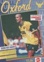 Oxford United v Queens Park Rangers 19-Sep-1995