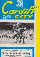 Cardiff City v Queens Park Rangers 01-Sep-1976