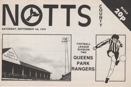 Notts County v Queens Park Rangers 01-Sep-1979