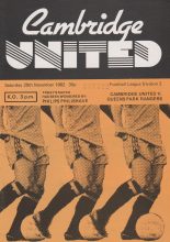 Cambridge United v Queens Park Rangers 20-Nov-1982