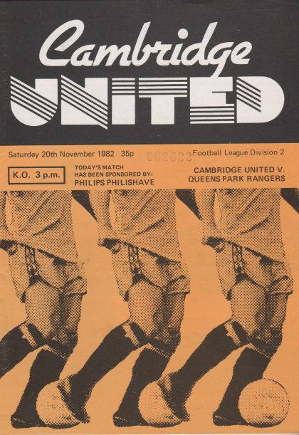 Cambridge United v Queens Park Rangers 20-Nov-1982