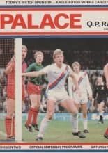Crystal Palace v Queens Park Rangers 22-Jan-1983